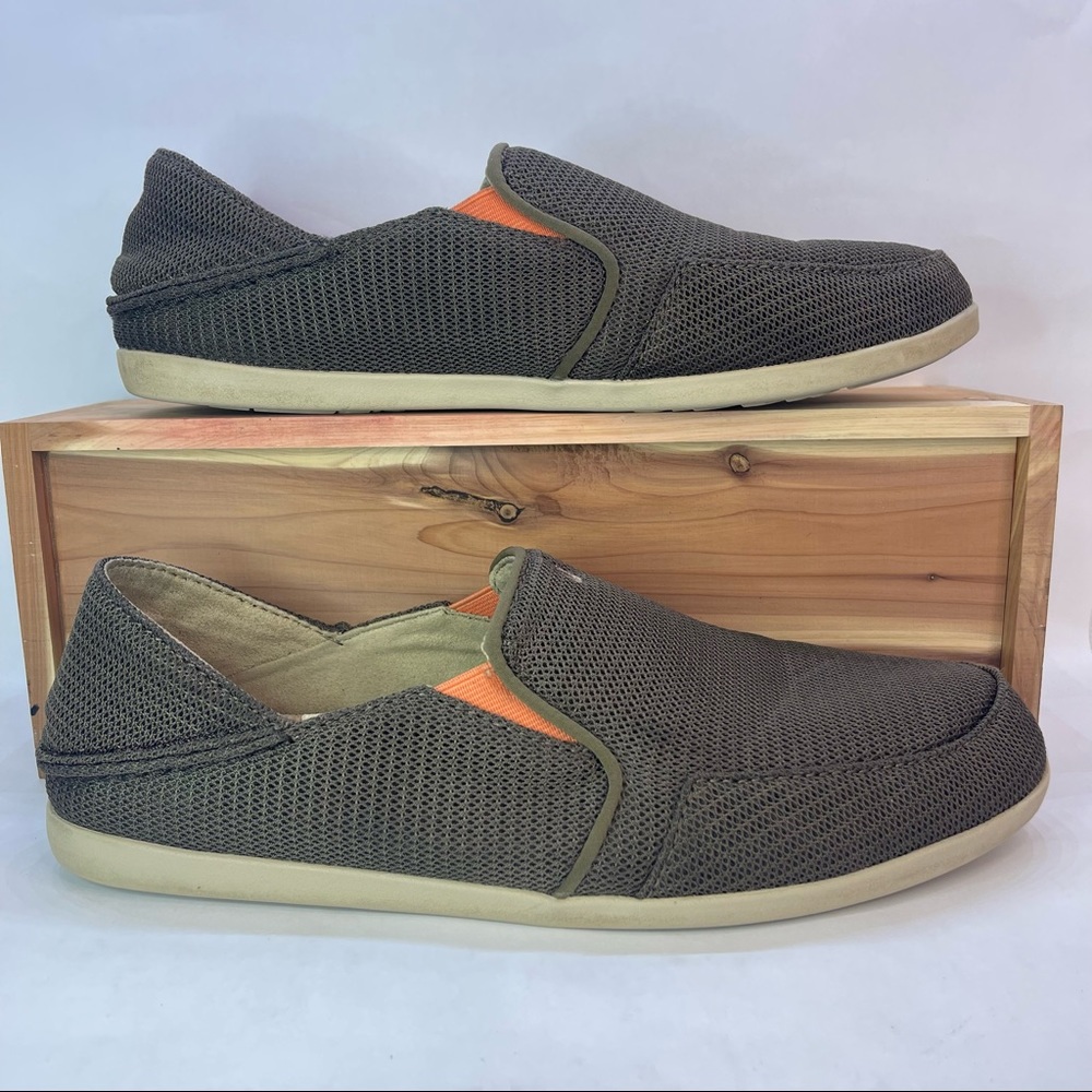 Olukai Waialua Mesh Brown Slip-on Women’s Size 9.5